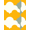 Yellow White Sage, Pattern 12, variant on Design&I 8'x10' Washable Area Rug Sleek Flatweave Pet Friendly Abstract Rgu Geometric Composition Delicate Floating Details for King Size Bedroom, Under Bed