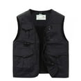 thumbnail image 3 of LEEYNEER Mens Utility Fishing Cargo Vest Safari Travel Photo Sleeveless Jacket Outdoor Work Lightweight Quick-Dry Hunting Zip Up Vest with Pockets, 3 of 4