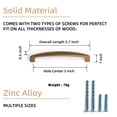thumbnail image 3 of Goo-Ki 12 Pack 5 Inches Center to Center Antique Brass Cabinet Pulls, Zinc Alloy Drawer Cabinet Handles for Bar Cupboard Closet Wardrobe, 3 of 8