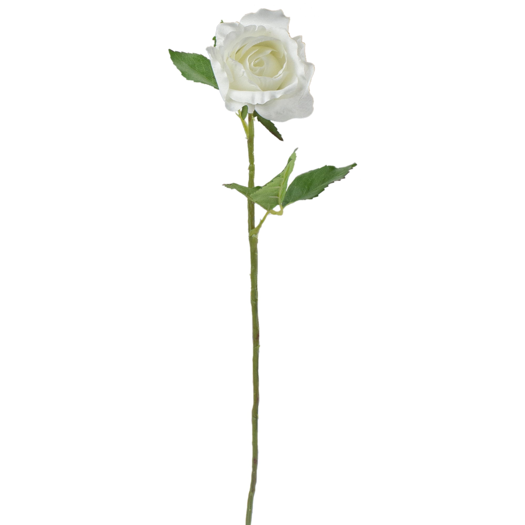 Allstate Floral 21.5' White Rose Artificial Spring Craft Pick