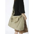 thumbnail image 2 of LinYooLi Canvas Hobo Bags for Women & Men, Shoulder Crossbody Bag Y2k Grunge Hippie Tote Messenger Bag for Work, Shopping, Travel, 2 of 7