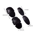 thumbnail image 3 of maskred 4 Pcs/ensemble Genouillère Antichoc Réutilisable Protecteur Équipement Extérieur, 3 of 5