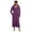 A03-Purple, variant on TOWED22 Mens Bathrobe, Soft Plush Long Fleece Robe, Full Length, Comfy Nightdress(A03-Grey,M)