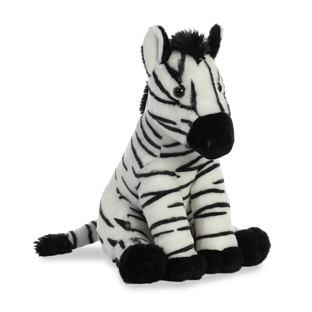2 Stuffed Zebra Medium 2 Pieces