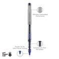 thumbnail image 3 of uniball Vision Needle Rollerball Pens, Fine Point, 0.7mm, Blue Ink, 12 Count, 3 of 6