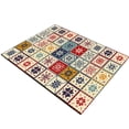 thumbnail image 1 of WHEANG Raidley Dish Mat Retro Quick Drying Water Draining Mat For Kitchen Bar Countertops Coffee Dish Draining Mat(Style B 11.8*15.7 Inch), 1 of 5