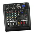 thumbnail image 3 of DJ Au-dio Mixer Amplifier DJ Controller Sound Mixer 600wx2 16 Bit DSP Effect 4 Channel for Party Performance Computer Stage, 3 of 6