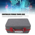 thumbnail image 3 of Controllers Hard Carrying Case, Large Capacity Protective Travel Storage Bag Fit for SLIM Console with Shoulder Strap, Grooves, Shock Absorbing Cotton, for Headset, USB Cables, 3 of 7
