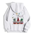 thumbnail image 6 of Womens Zip-up Hoodie Christmas Cute Santa Claus Print Long Sleeve Jackets Xmas Holiday Funny Fall Winter Hooded Sweatshirts, 6 of 8