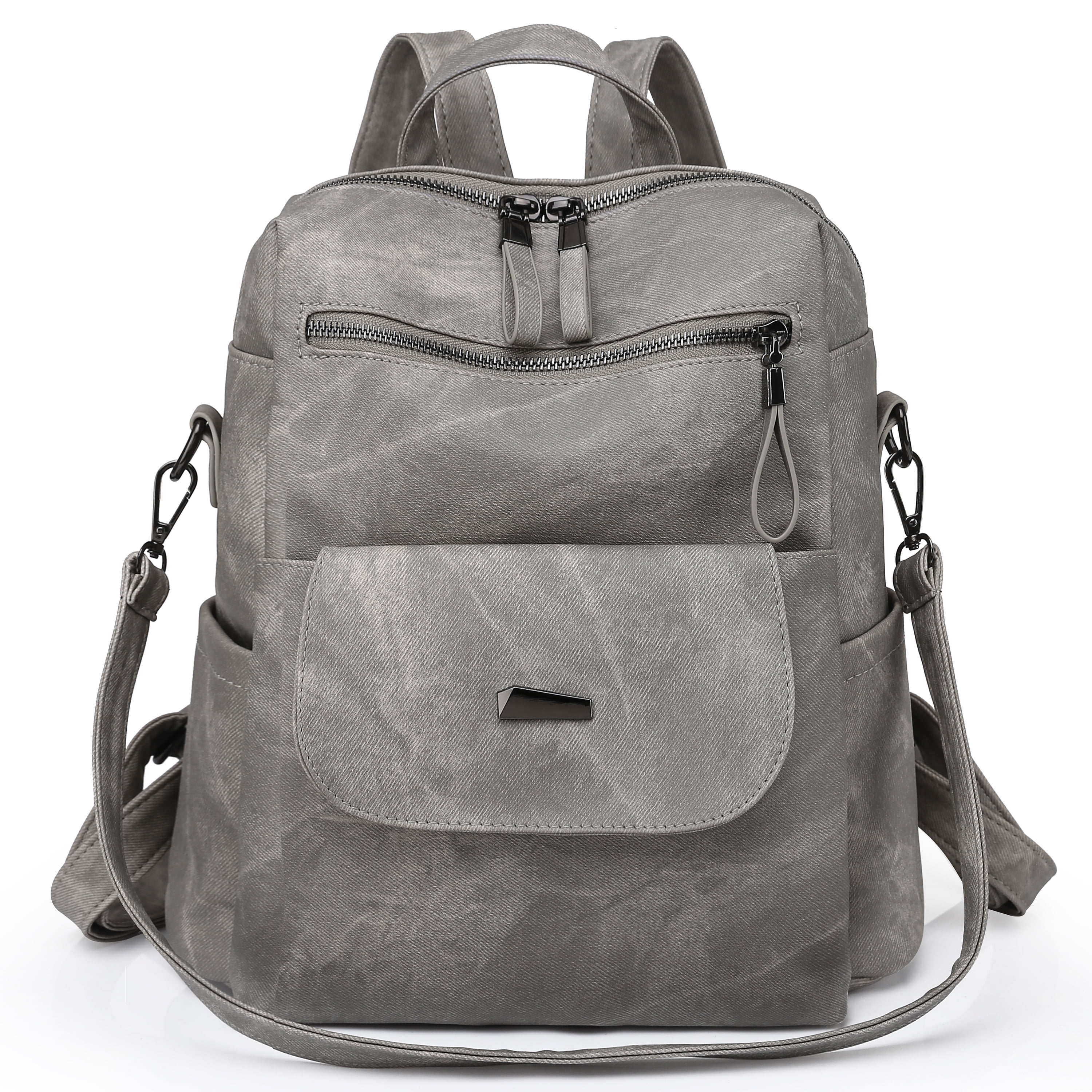 Women Backpack Antitheft PU Leather Designer Travel Backpack , Fashion