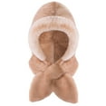 thumbnail image 4 of CSChome Winter Hat Autumn Winter Warm Hat - Plush Lining Windproof Integrated Headwear Scarf, 4 of 7