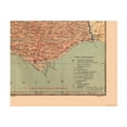 thumbnail image 2 of Historic Map - Algarve Portugal - Martine 1904 - Vintage Wall Art, 2 of 4