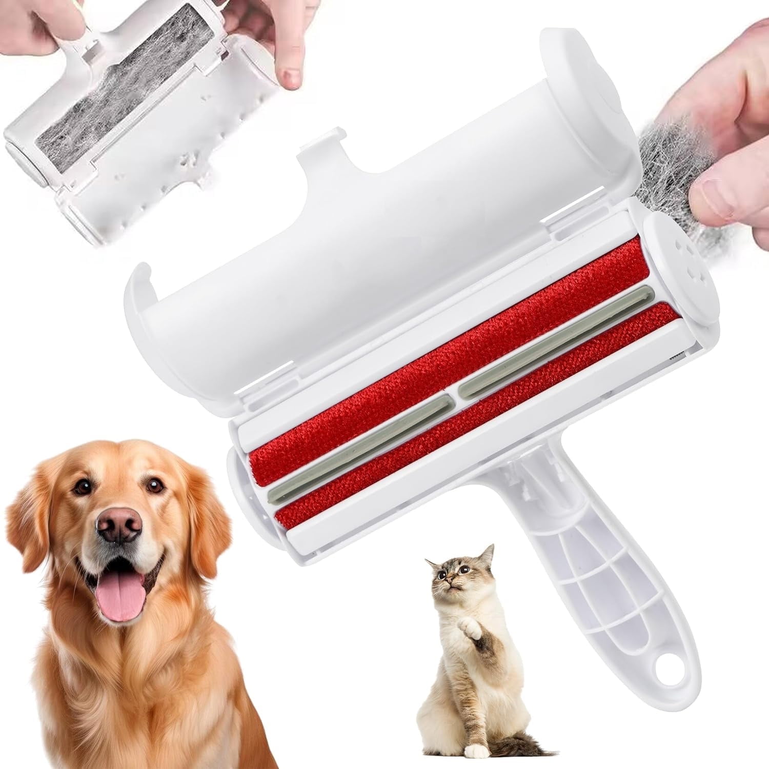 Rullo Levapelucchi Riutilizzabile Per Peli Animali - Mini Portatile Lavabile Per Vestiti E Divani - 2