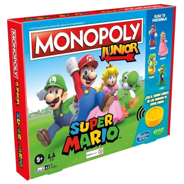 Monopoly: Super Mario Edicion Junior Hasbro F4817