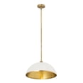 thumbnail image 2 of 1004P20-MW-RB-Z-Lite-Landry - 1 Light Pendant In Transitional Style-10 Inches Tall and 20 Inches Wide, 2 of 7