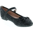 thumbnail image 7 of Link Marina-36K Girl's Glitter Bow Ballerina Party Dressed Flat Mary Janes, 7 of 7