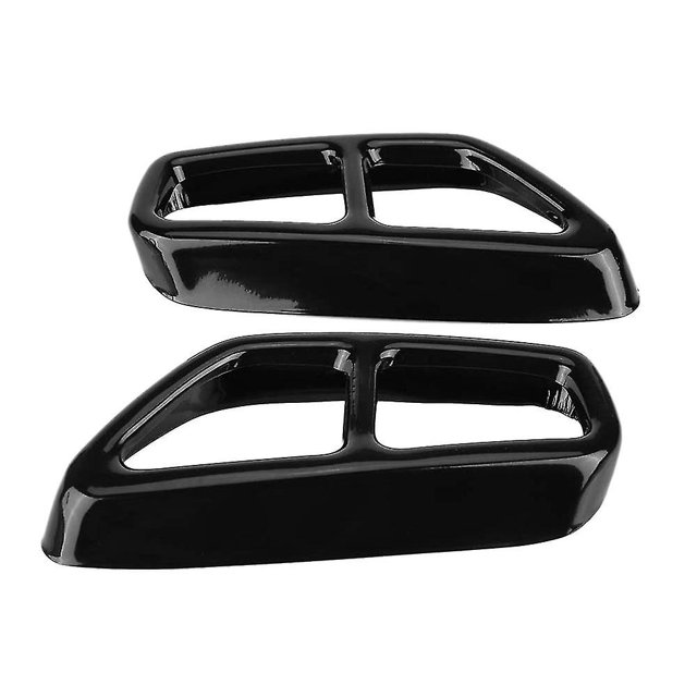 Embellecedor de tubo de escape XCF de acero inoxidable negro para coche Serie 5 G30 528li 530li 2017-2018