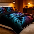 thumbnail image 2 of Flymme Gamer Comforter Sets for Teen Boys,3 Pieces Bed in a Bag King Size Video Game Controller Gaming Bedding Sets for Bedrooom Decor, 2 of 5