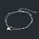 thumbnail image 3 of Tobilleras Pulsera de Acero con Encanto Tobillera Corazón Inoxidable, 3 of 7