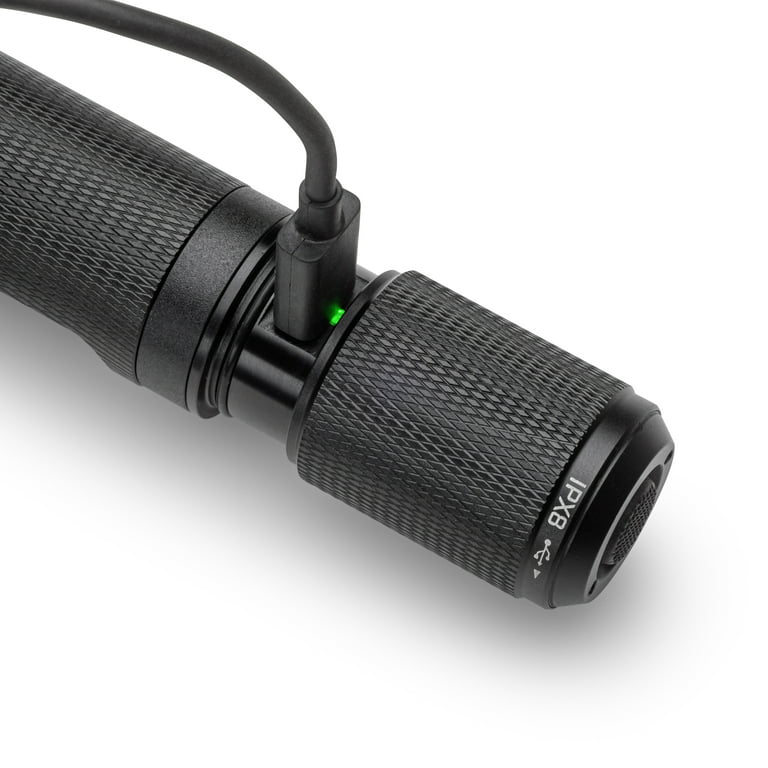 Bushnell 1000 Lumen Rechargeable Focusing LED Flashlight - Green & Black
