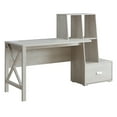 thumbnail image 3 of Furniture of America Sinclar 70-inch Desk with USB Port, White Oak, 3 of 9