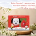 thumbnail image 5 of Profusion Cosmetics Peanuts Holiday Snoopy Makeup Sponge Case & 2 PC Blending Sponge, Soft, Latex-Free Beauty Blender For Powders, Creams & Liquids, 5 of 5