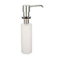 thumbnail image 3 of Limei Soap Dispenser for Kitchen Sink (Brushed Nickel), Built in Design Sink Soap Dispenser, Refill from The Top, Stainless Steel Kitchen Soap Pump with Bottle, 3 of 7