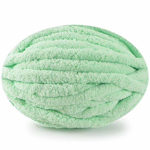 Soft Chunky Yarn, Hand Knitting Wool, Fluffy Chenille Yarn for Blankets