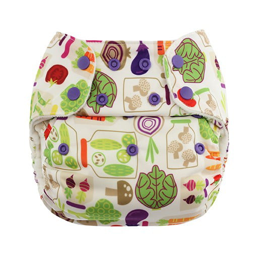 Blueberry Organic One Size Simplex All in One Cloth Diapers Veggies Made in USA 