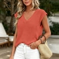 thumbnail image 2 of Sweater Vest For Women V Neck Sleeveless Pullover Top For Spring Summer Office Layering Weekend Travel Casual Outfits Minimalist Business Casual Campus Wear, 2 of 7