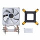 thumbnail image 2 of Ventilador De Refrigeración De CPU, Enfriador De Aire De CPU Con Rodamiento Hidráulico, 2 Tubos De Calor De 3 Pines Para Placa Base 2011, 2 of 7
