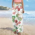 thumbnail image 5 of YWDJ Womens Pants Wide Leg Pull on Plus Size Workout Pants with Pockets Wide Leg Full Length Loose Casual Long Workout Pants for Work out Hawaiian Yoga Multicolor S Tall Breathable Gym Clothes, 5 of 6