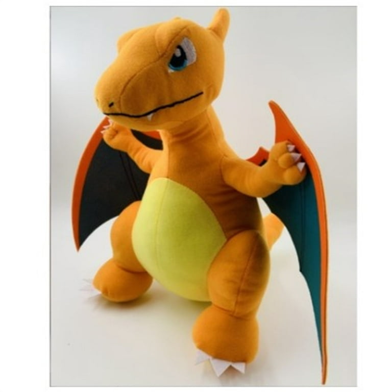 12inchs Large Standing Fire-breathing Dragon Small Fire Dragon Evolution  Version Plush Doll Toy 
