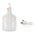 thumbnail image 4 of Bombilla de luz de emergencia, luz LED inalámbrica para acampar para el hogar, senderismo, corte de energía Blanco 300W USB, 4 of 8