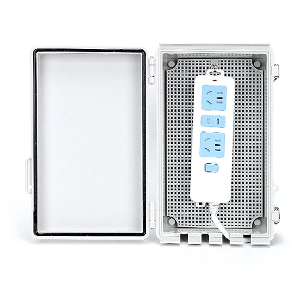 Geemin Customizable Outdoor Electrical Box Reliable Electrical Box Waterproof Dustproof Cover for DIY Projects Easy Mounting