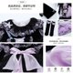 thumbnail image 5 of Conjunto de falda Lolita de Anime Sanrioed para niña, vestido de manga larga de otoño para niña Kuromi, vestido de princesa de Cosplay con lámpara, regalo de Halloween, 5 of 5
