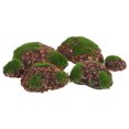 thumbnail image 6 of Zehuanyu  6 Pcs Decorative Faux Stone Fairy Garden Moss Doll House Artificial, 6 of 8