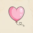 thumbnail image 4 of Inktastic Pink Balloon Heart Boys or Girls Baby T-Shirt, 4 of 5