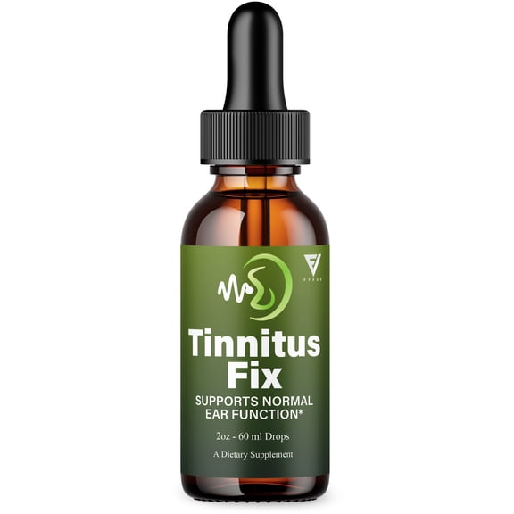 Tinnitus Fix Advanced Drops, TinnitusFix Advanced Hearing and Health Support Formula (2oz)