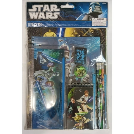 Star Wars 11 piece stationery set
