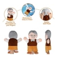 thumbnail image 2 of 6Pcs Hand Puppet Set 11.8 Inch Soft Plush Family Members Finger Puppets Early Educational Storytelling For Kids, 2 of 8