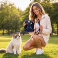 thumbnail image 4 of Cat Walking Supplies, Escape-Proof Vest Style Cat Harness and Leash, Cat Leash and Harness Set, Adjustable Breathable Mesh Cat Harness, Padded No-Pull Vest Harness with Reflective, 4 of 6