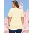 thumbnail image 4 of DEXIO Plus Size Tops for Women Casual Short Sleeve Tops You've Got A Friend in Me Shirt Cute Vacation Holiday T-Shirt Loose Fit Summer Tee,3X, 4 of 15