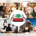 thumbnail image 5 of Lebanese Flag of Lebanon Vintage Crossbody Bag for Women Medium Leather Hobo Bags Shoulder Bag Classic City Leather Satchels, 5 of 8