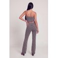 thumbnail image 3 of Women's Striped Rib Knit Fold Over Pants, 3 of 3