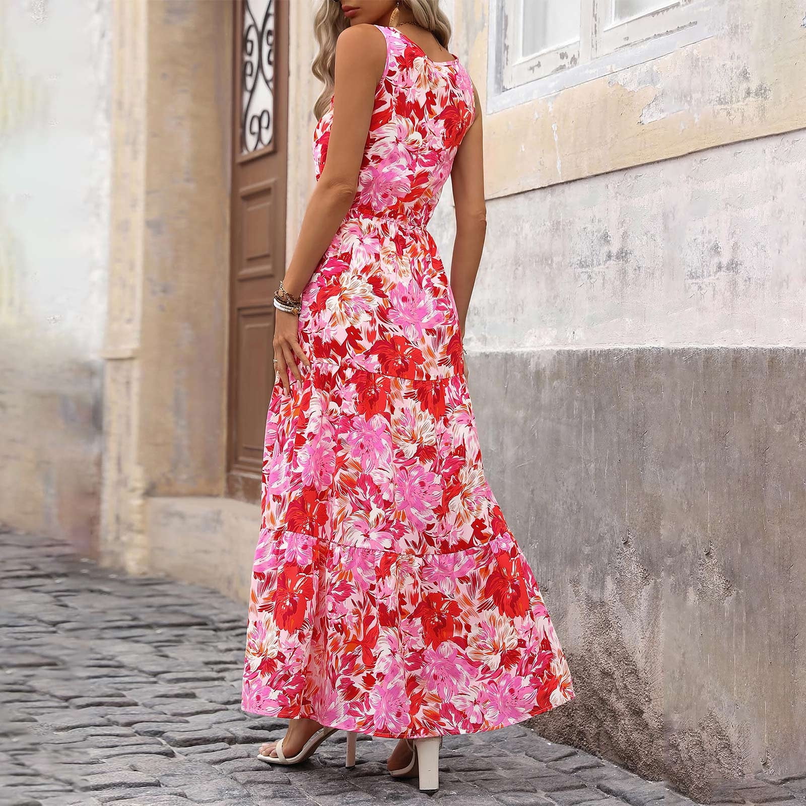 Her lip to Must Have Summer Dress サイズM Summer Dresses for Women 2022 Crisscross Tie Backless Cut