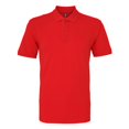 thumbnail image 1 of Asquith & Fox - Polo liso de manga corta Hombre/Caballero (Rojo), 1 of 1