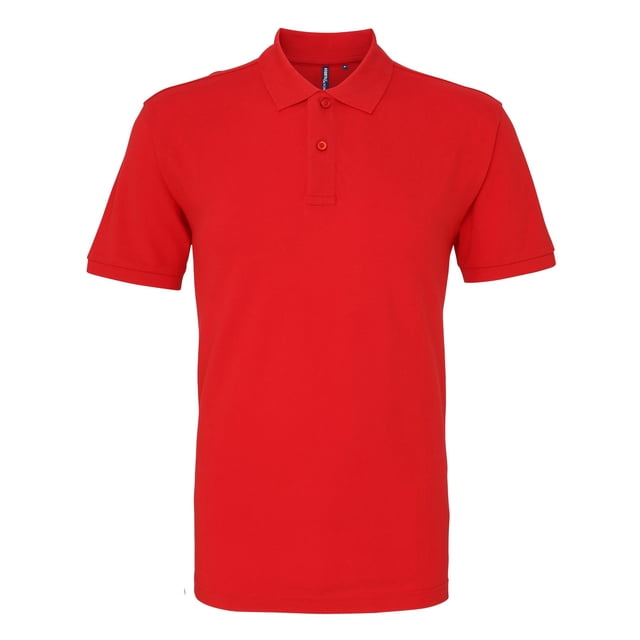 Asquith & Fox - Polo liso de manga corta Hombre/Caballero (Rojo)