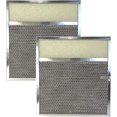 thumbnail image 1 of 11-1/2 x 11-3/4 x 3/8 Inches Range Hood Charcoal Carbon Aluminum Mesh Combo Vent Lens Filter 2-Pack, 1 of 6