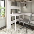 thumbnail image 4 of Max & Lily Solid Wood Loft Bed with Desk, Modern Farmhouse High Twin Loft Bed For Kids, 4 of 8